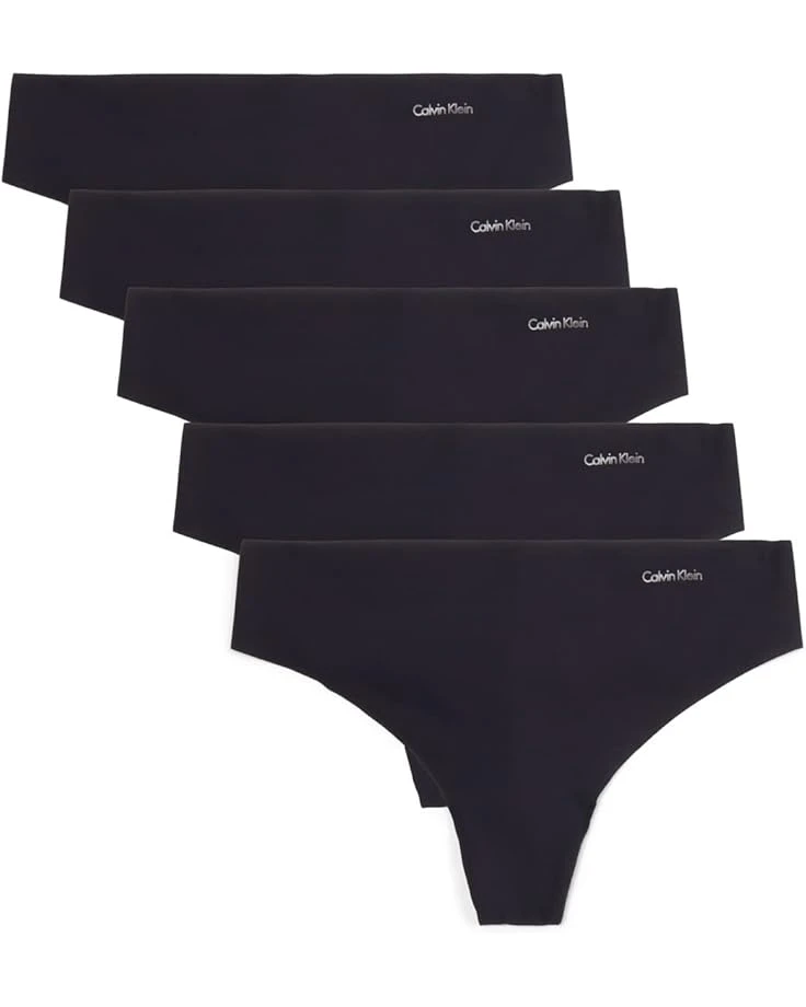 Calvin Klein Underwear Invisibles 5-Pack Thong 3 Calvin Klein Underwear Invisibles 5-Pack Thong