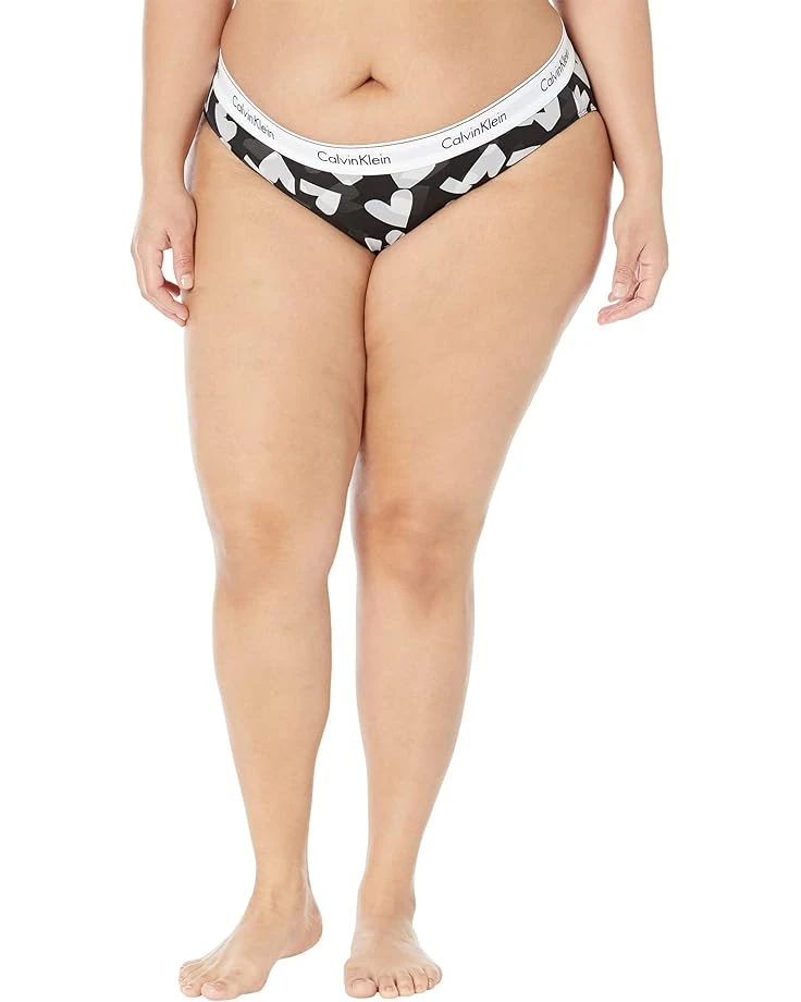 Calvin Klein Underwear Plus Size Modern Cotton Stretch V-day Bikini 3 Calvin Klein Underwear Plus Size Modern Cotton Stretch V-day Bikini