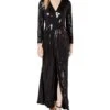 Calvin Klein Women's Long Sleeve Sequin Gown With Cross Front V Neckline 2 Calvin Klein Women's Long Sleeve Sequin Gown With Cross Front V Neckline -Calvin Klein Sale 61I0ljGACxL. AC SR736920