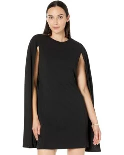 Calvin Klein Short Scuba Cape Dress
