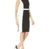 Calvin Klein Color-Block Scuba Dress