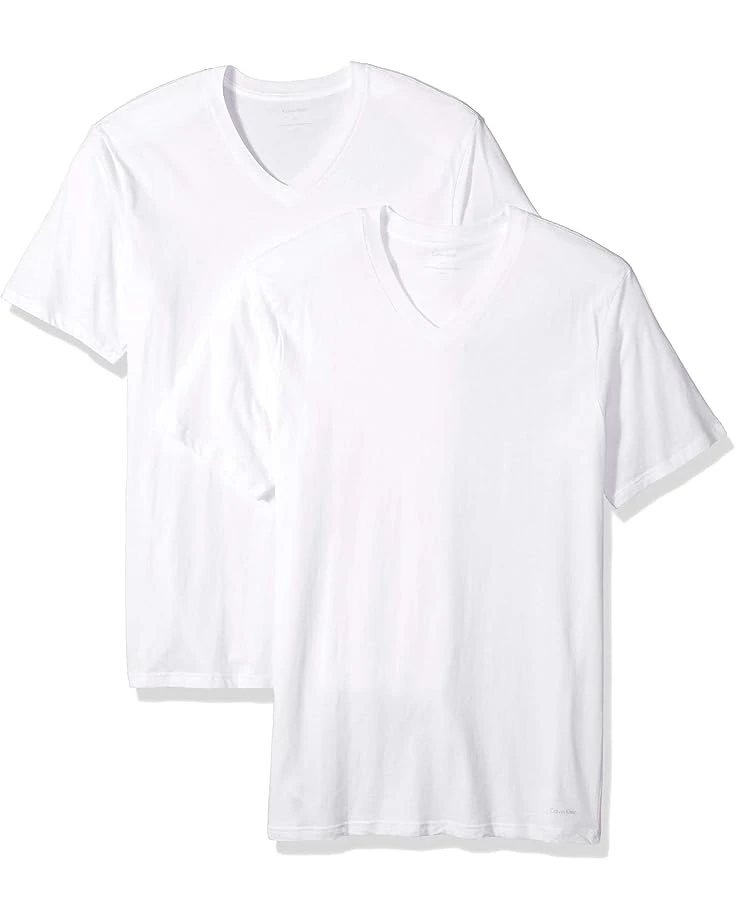 Calvin Klein Men's Big And Tall Cotton Classics V Neck Tshirts 3 Calvin Klein Men's Big And Tall Cotton Classics V Neck Tshirts