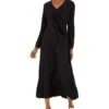 Calvin Klein Women's Maxi Dress With Tie Front