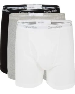 Calvin Klein Men's 100% Cotton Boxer Briefs