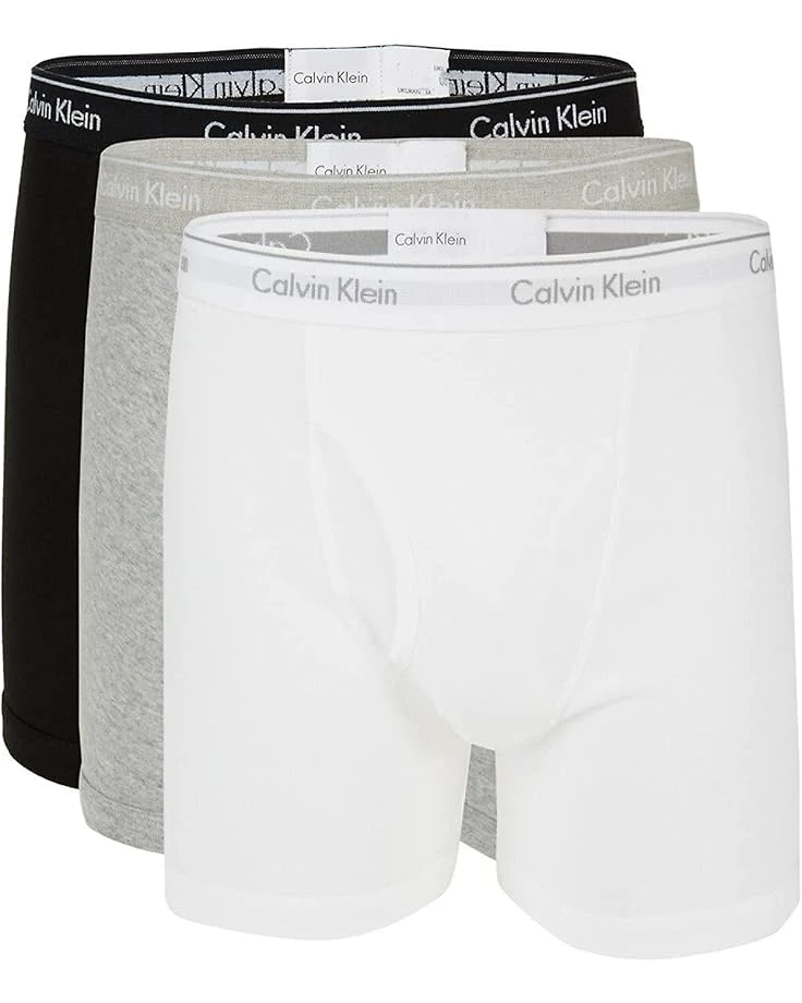 Calvin Klein Men's 100% Cotton Boxer Briefs 3 Calvin Klein Men's 100% Cotton Boxer Briefs