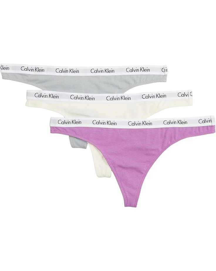 Calvin Klein Underwear Carousel 3-Pack Thong 3 Calvin Klein Underwear Carousel 3-Pack Thong