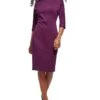 Calvin Klein 3/4 Sleeve Ponte Dress