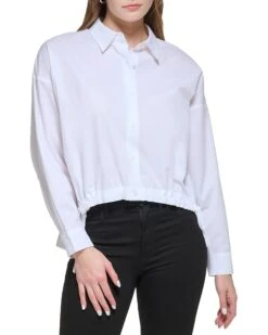 Calvin Klein Cinch Waist High-Low