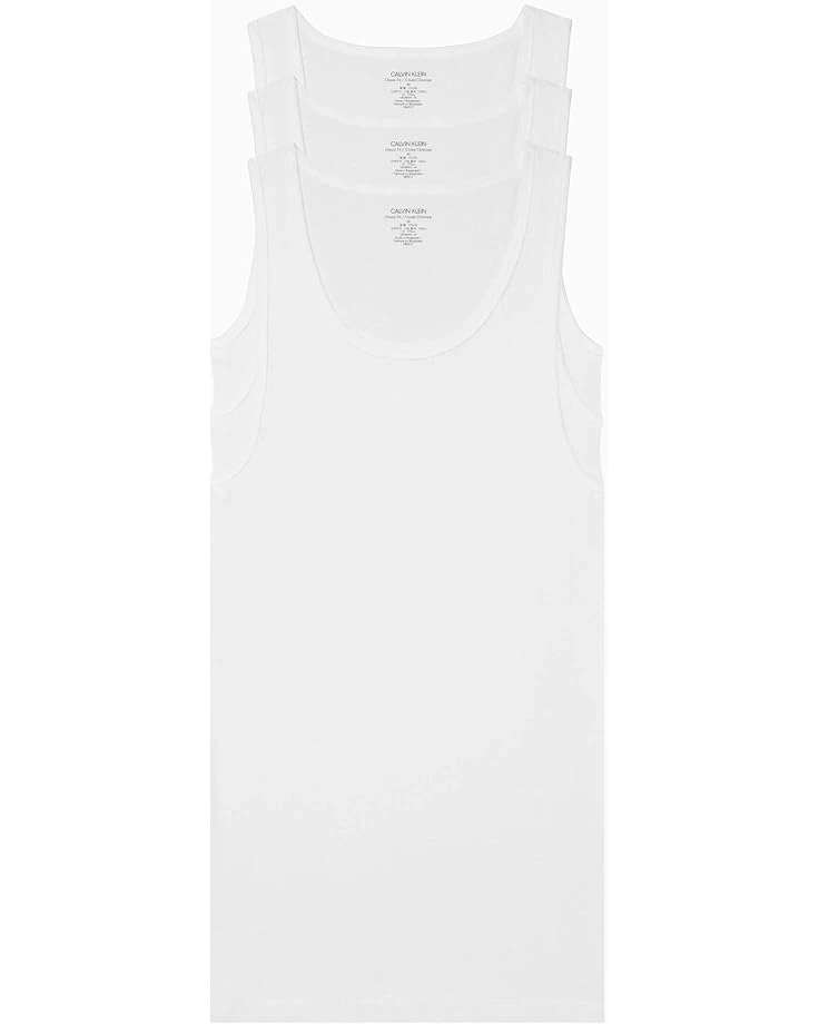 Calvin Klein Underwear Cotton Classics Multipack Pack Tank 3 Calvin Klein Underwear Cotton Classics Multipack Pack Tank