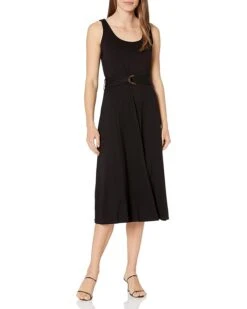 Calvin Klein Women's Sleeveless Midi With Scoop Neckline