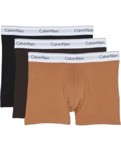 Calvin Klein Underwear Modern Cotton Stretch Naturals Boxer Brief 3-Pack