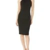 Calvin Klein Pleated Halter Neck Scuba Crepe Sheath -Calvin Klein Sale 61iNCl4pzlL. AC SR736920