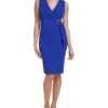 Calvin Klein Scuba Crepe Dress With Ring Hardwear -Calvin Klein Sale 61kE1nX6dBL. AC SR736920