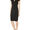 Calvin Klein Cap Sleeve V-Neck Scuba Crepe Sheath -Calvin Klein Sale 61u3Ns7VL4L. AC SR736920