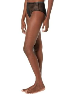 Calvin Klein Underwear One Logo Mesh High-Waist Bikini