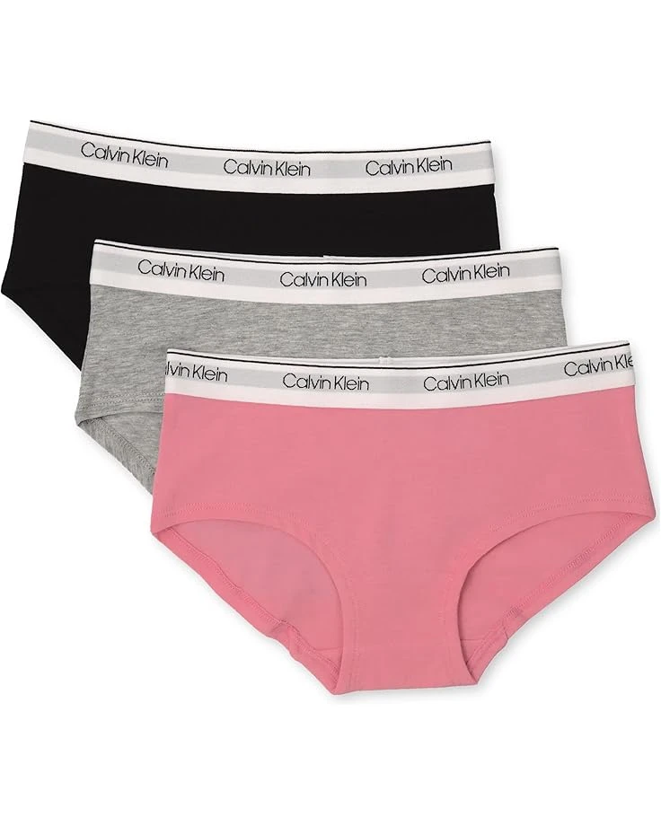 Calvin Klein Kids 3-Pack Hipster (Little Kids/Big Kids) 3 Calvin Klein Kids 3-Pack Hipster (Little Kids/Big Kids)