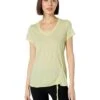 Calvin Klein Women's Front Side Ruched Short Sleeve Tee 2 Calvin Klein Women's Front Side Ruched Short Sleeve Tee -Calvin Klein Sale 712vbTbv3S. AC SR736920