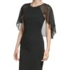 Calvin Klein Scuba Crepe Dress With Chiffon Caplet 1 Calvin Klein Scuba Crepe Dress With Chiffon Caplet -Calvin Klein Sale 714nlE3zUrL. AC SR736920