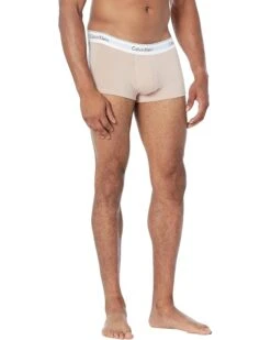 Calvin Klein Underwear Modern Cotton Stretch Naturals Low Rise Trunks 3-Pack