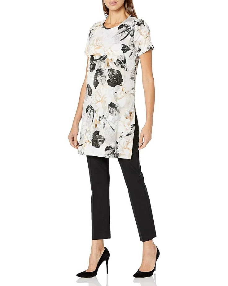 Calvin Klein Women's Short Sleeve Long Tunic 3 Calvin Klein Women's Short Sleeve Long Tunic