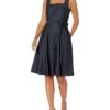 Calvin Klein Women's Sleeveless Square Neck Fit & Flare With Self Tie Belt Dress 1 Calvin Klein Women's Sleeveless Square Neck Fit & Flare With Self Tie Belt Dress -Calvin Klein Sale 71EQA5FfSBL. AC SR736920