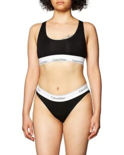 Calvin Klein Womens Modern Cotton Bralette And Bikini-set