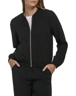 Calvin Klein Soft Zip Front Bomber