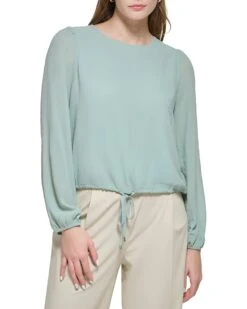 Calvin Klein Long Sleeve With Drawstring Hem