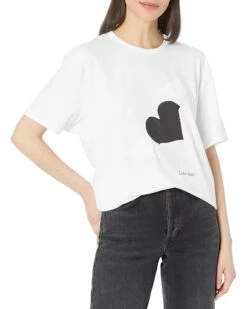 Calvin Klein Underwear Modern Cotton Sleep V-day Short Sleeve Crew Neck