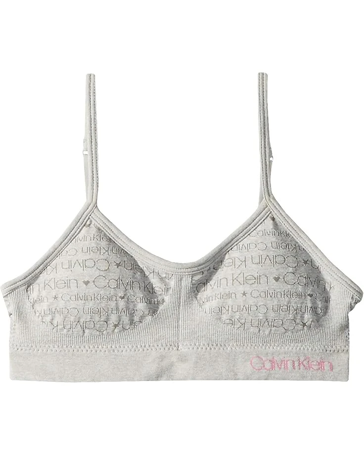 Calvin Klein Kids Soft Crop Bra (Little Kids/Big Kids) 3 Calvin Klein Kids Soft Crop Bra (Little Kids/Big Kids)