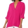 Calvin Klein Women's Ruffle Sleeve Blouse With V Neck 1 Calvin Klein Women's Ruffle Sleeve Blouse With V Neck -Calvin Klein Sale 71hGo02BRL. AC SR736920