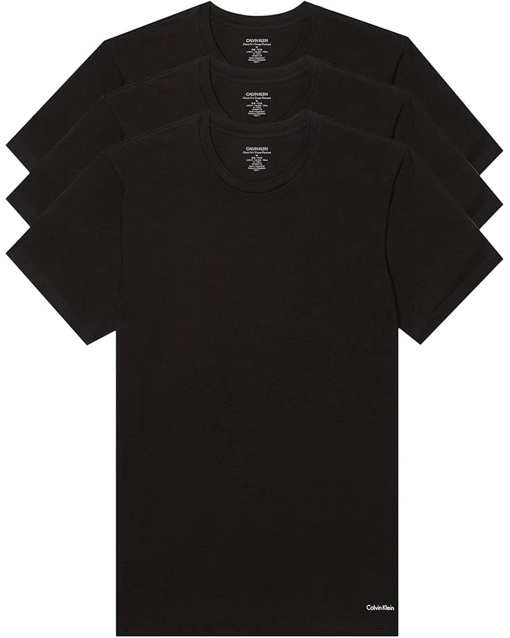 Calvin Klein Underwear Cotton Classics Multipack Short Sleeve Crew 3 Calvin Klein Underwear Cotton Classics Multipack Short Sleeve Crew