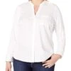 Calvin Klein Women's Plus-Size Non-Iron Knit Combo Shirt 2 Calvin Klein Women's Plus-Size Non-Iron Knit Combo Shirt -Calvin Klein Sale 71ott8NUUSL. AC SR736920