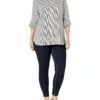 Calvin Klein Women's Plus Size Zip Front Stripe Blouse 2 Calvin Klein Women's Plus Size Zip Front Stripe Blouse -Calvin Klein Sale 71scp48BtOL. AC SR736920
