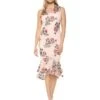 Calvin Klein Women's Sleeveless Lace Sheath With Flounce Hem -Calvin Klein Sale 71ueMAREvsL. AC SR736920