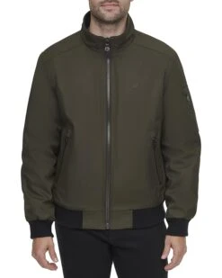 Calvin Klein Men's Water And Wind Resistant Rip Stop Bomber Jacket (Standard And Big & Tall)