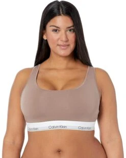 Calvin Klein Underwear Plus Size Modern Cotton Naturals Unlined Bralette