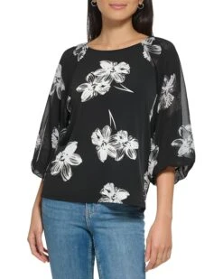 Calvin Klein Printed Mix Media Lantern