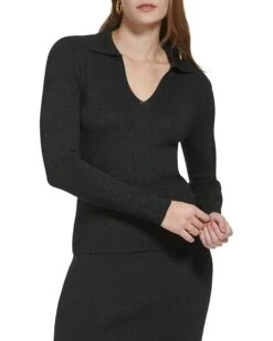 Calvin Klein V-Neck With Metallic