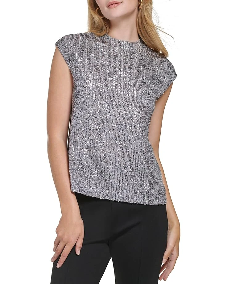 Calvin Klein Sequin Sleeveless Top 3 Calvin Klein Sequin Sleeveless Top