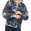 Calvin Klein Printed Shirred Front Long Sleeve 1 Calvin Klein Printed Shirred Front Long Sleeve -Calvin Klein Sale 816kVBClnL. AC SR736920