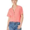 Calvin Klein Short Sleeve Stripe Tee With Button Details 1 Calvin Klein Short Sleeve Stripe Tee With Button Details -Calvin Klein Sale 818FBnsuQRL. AC SR736920