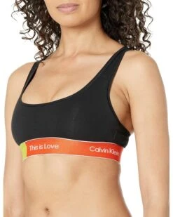 Calvin Klein Underwear This Is Love Cotton Color-Block Unlined Bralette