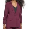 Calvin Klein One-Button Ruched Sleeve Jacket -Calvin Klein Sale 81MbR2JacXL. AC SR736920