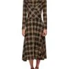 Calvin Klein Printed Long Sleeve Crisscross Dress -Calvin Klein Sale 81PjO8SC CL. AC SR736920