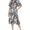 Calvin Klein Women's Short Sleeve Midi Dress With Smocked Waist 1 Calvin Klein Women's Short Sleeve Midi Dress With Smocked Waist -Calvin Klein Sale 81Wv P gL6L. AC SR736920