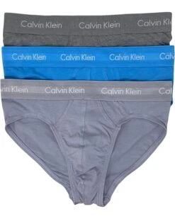 Calvin Klein Underwear Cotton Stretch Hip Brief 3-Pack