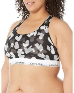 Calvin Klein Underwear Plus Size Modern Cotton Stretch V-day Unlined Bralette