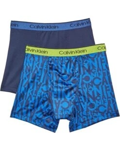 Calvin Klein Kids 2-Pack Performance Boxer Brief (Little Kids/Big Kids)