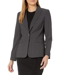 Calvin Klein Women's One Button Lux Blazer